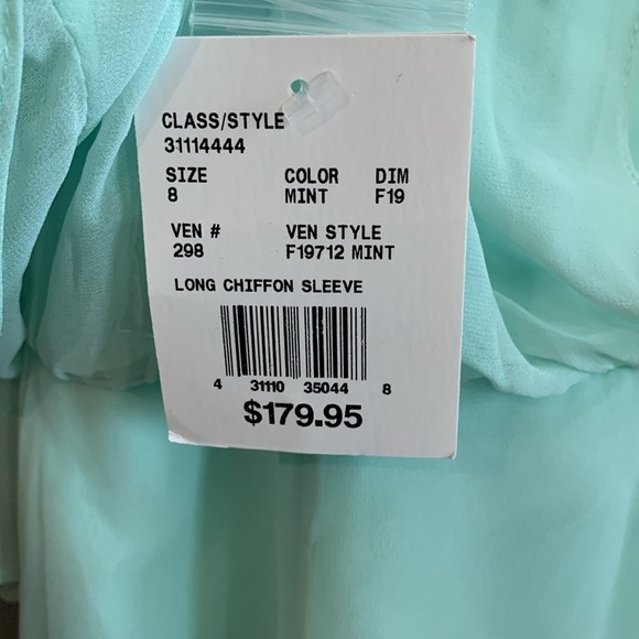 David’s Bridal mint green NWT - Picture 8 of 8